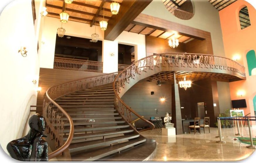 Club Anandam — the grand staircase